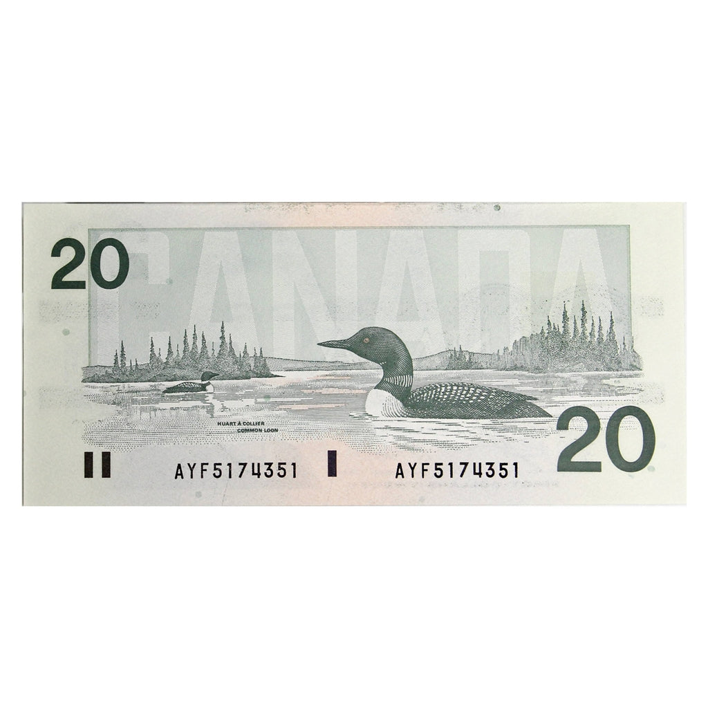 BC-58d-i 1991 Canada $20 Knight-Dodge, AYF, Choice Uncirculated (CUNC63)