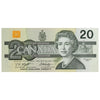 BC-58d-i 1991 Canada $20 Knight-Dodge, AYF, Uncirculated (MS60)