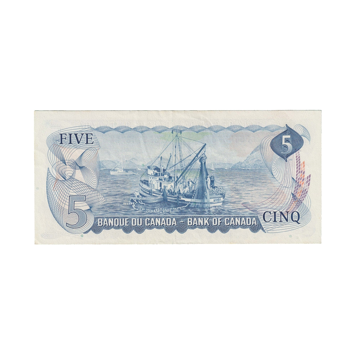 BC-48b 1972 Canada $5 Lawson-Bouey, SP, EF-AU (EF45)