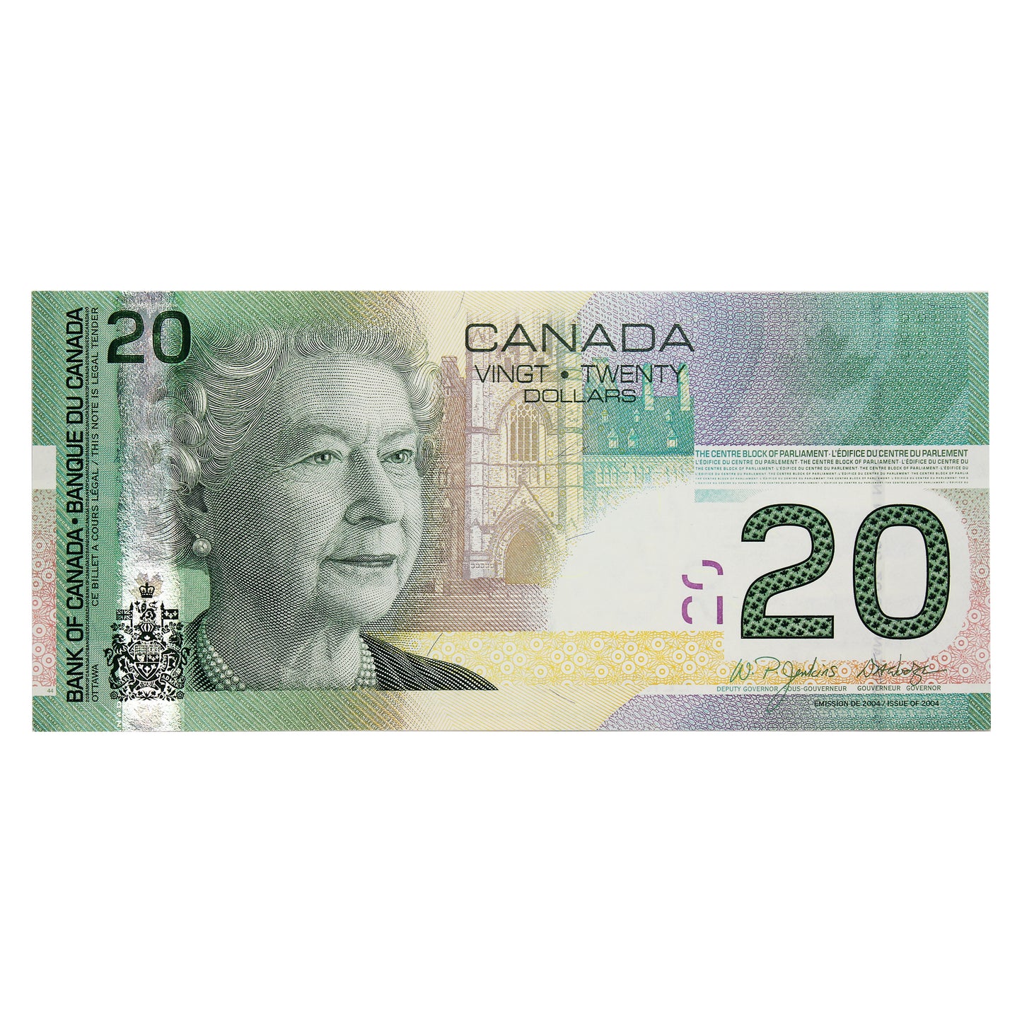 BC-64a-i 2004 Canada $20 Jenkins-Dodge, ELR, CUNC