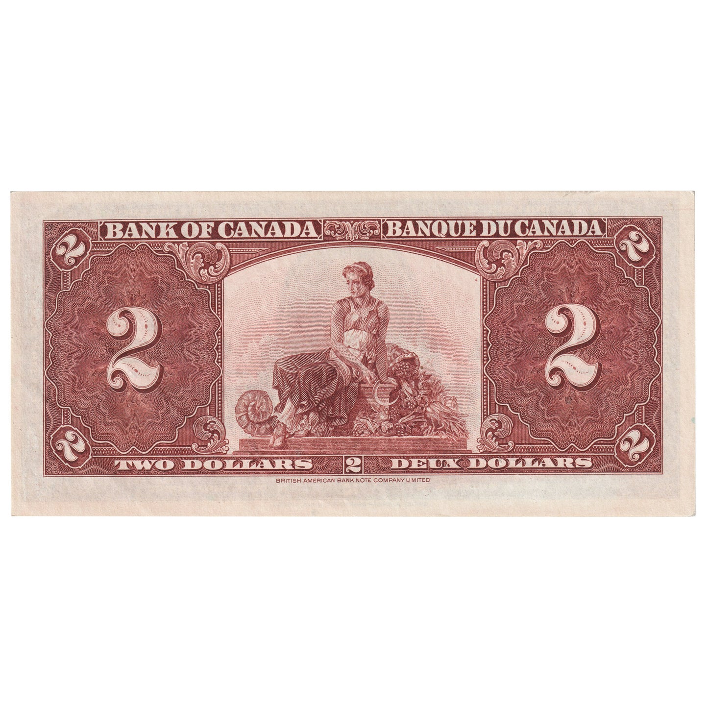 BC-22b 1937 Canada $2 Gordon-Towers, L/B, AU-UNC