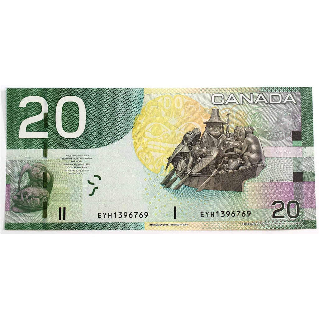 BC-64a-i 2004 Canada $20 Jenkins-Dodge, EYH, Choice Uncirculated (CUNC63)