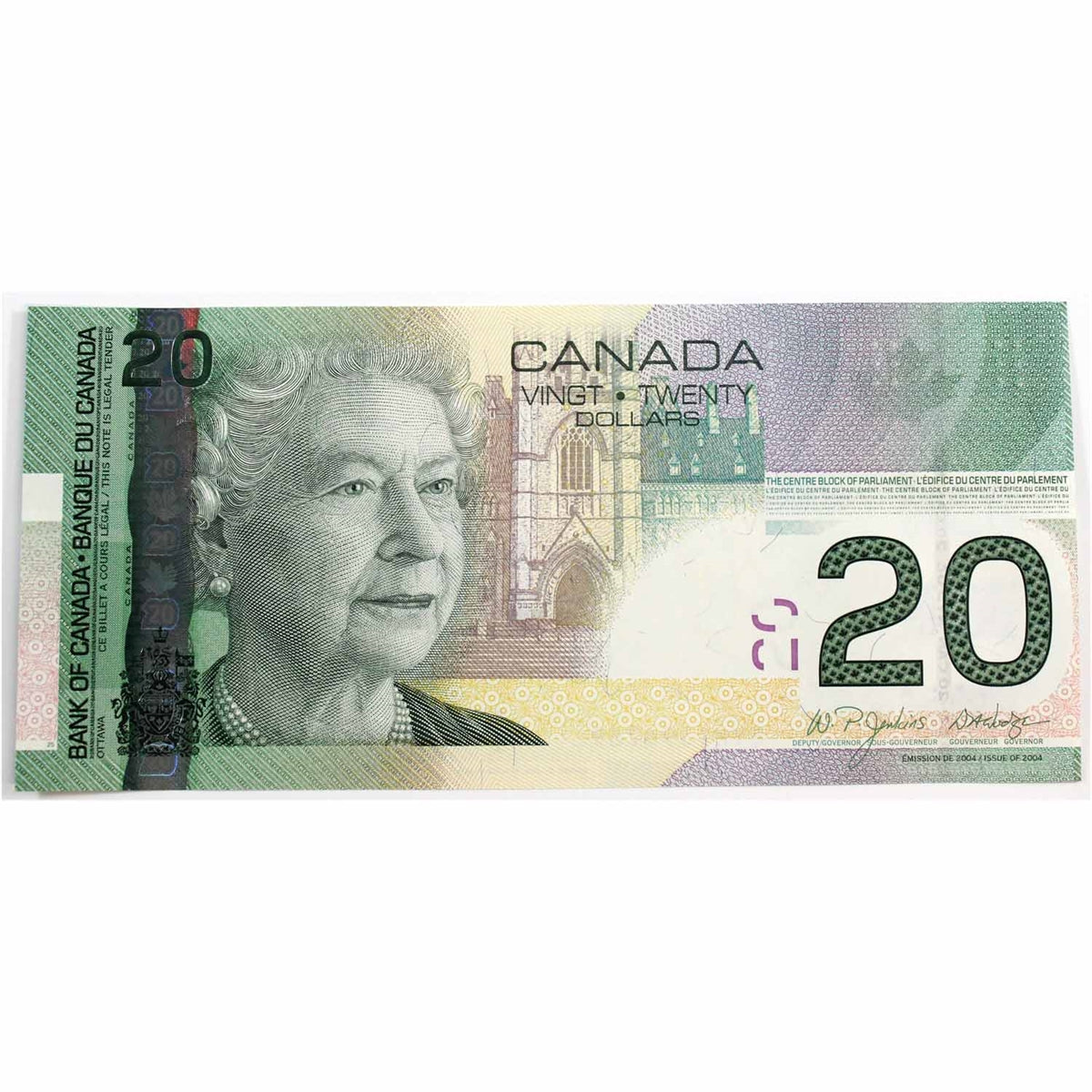 BC-64a-i 2004 Canada $20 Jenkins-Dodge, EYH, Choice Uncirculated (CUNC63)