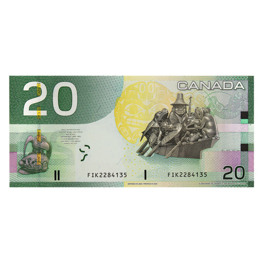 BC-64b 2009 Canada $20 Jenkins-Carney, FIK, CUNC