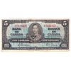 BC-23b 1937 Canada $5 Gordon-Towers, D/C, CIRC