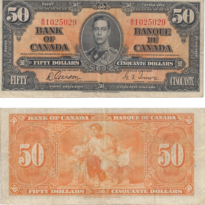 $50 Notes (1935 - Date) - Colonial Acres Coins
