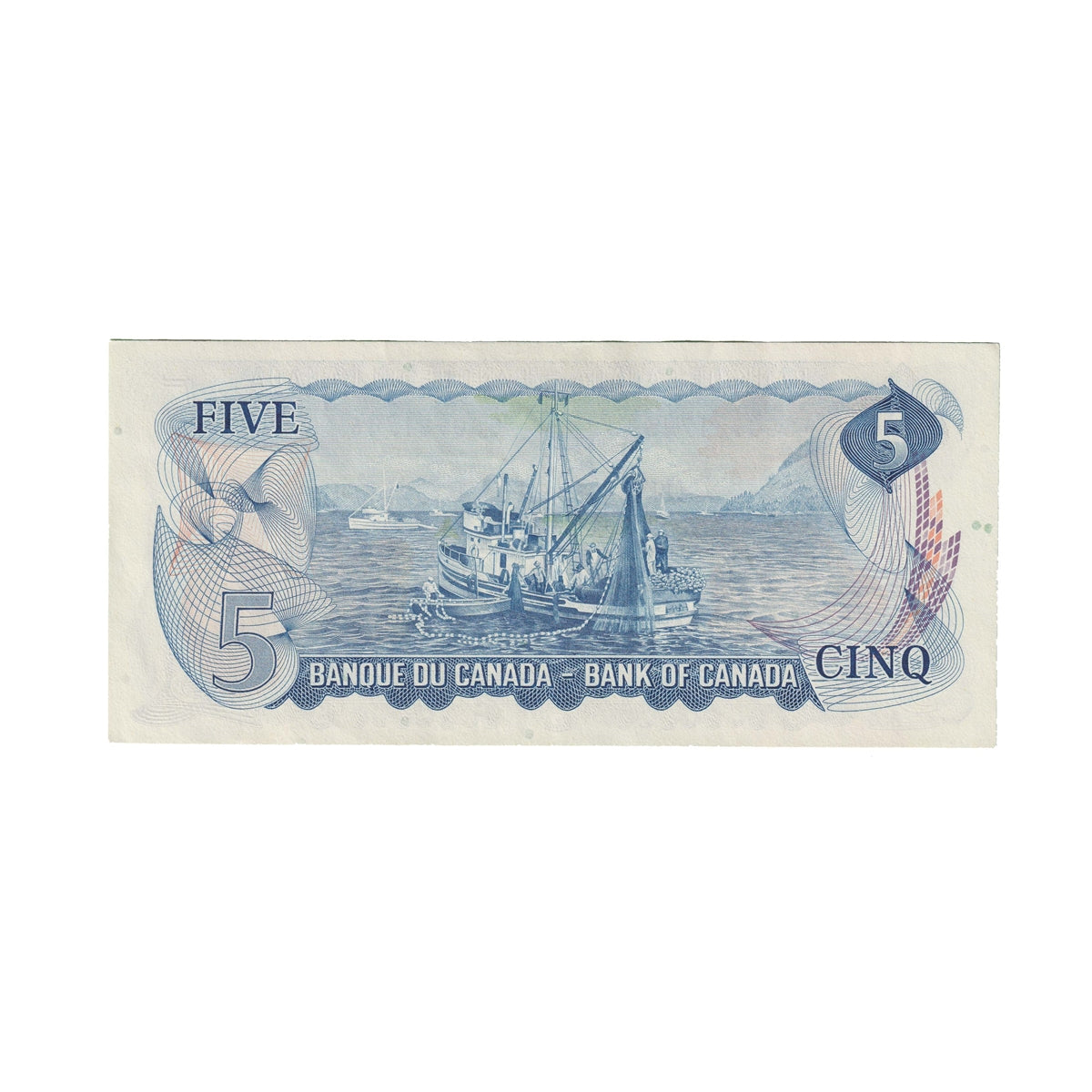 BC-48b 1972 Canada $5 Lawson-Bouey, SS, EF-AU (EF45)