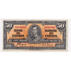 BC-26c 1937 Canada $50 Coyne-Towers, B/H, F-VF (F15)