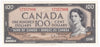 BC-43b 1954 Canada $100 Beattie-Rasminsky, B/J, Uncirculated (MS60)