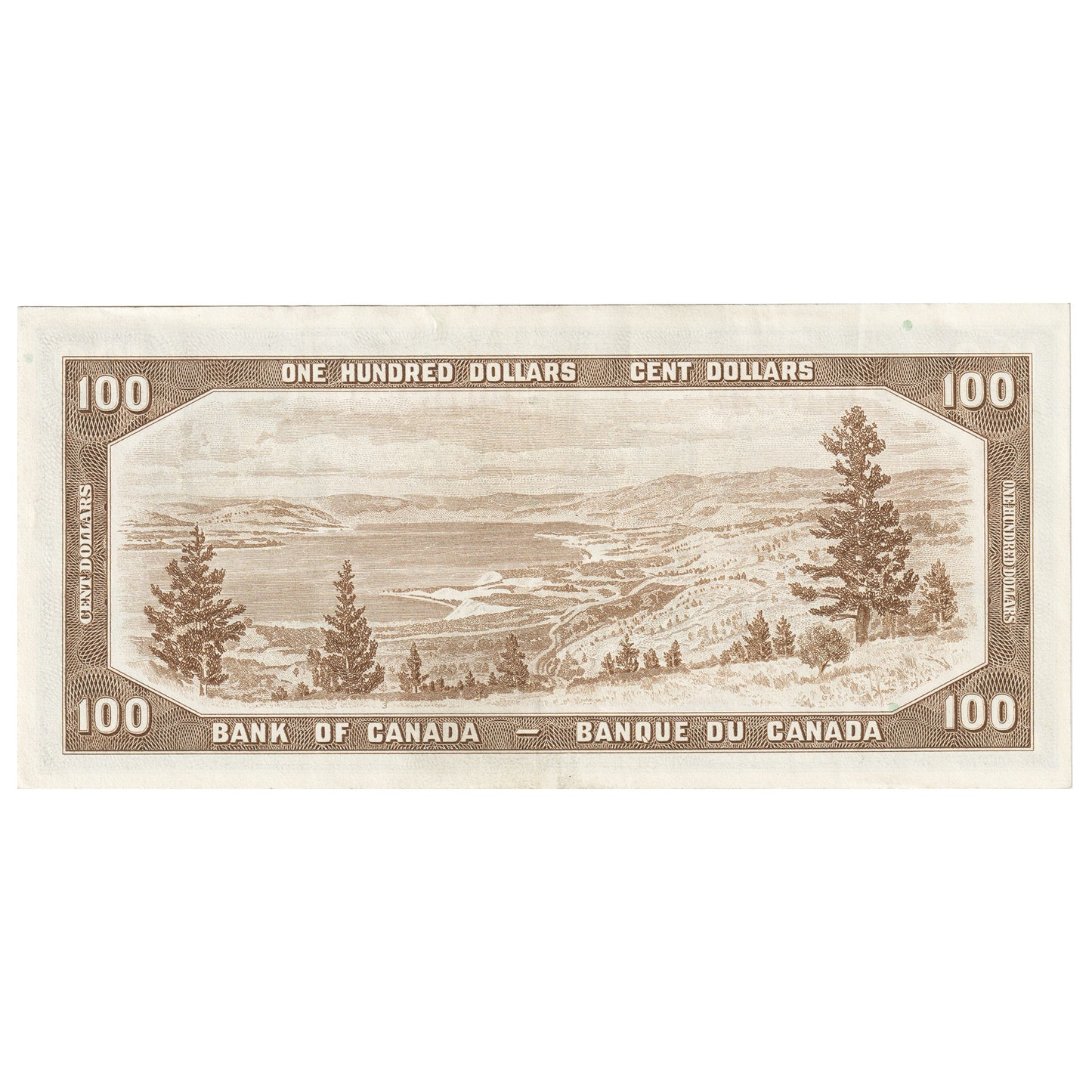 BC-43c 1954 Canada $100 Lawson-Bouey, B/J, VF-EF