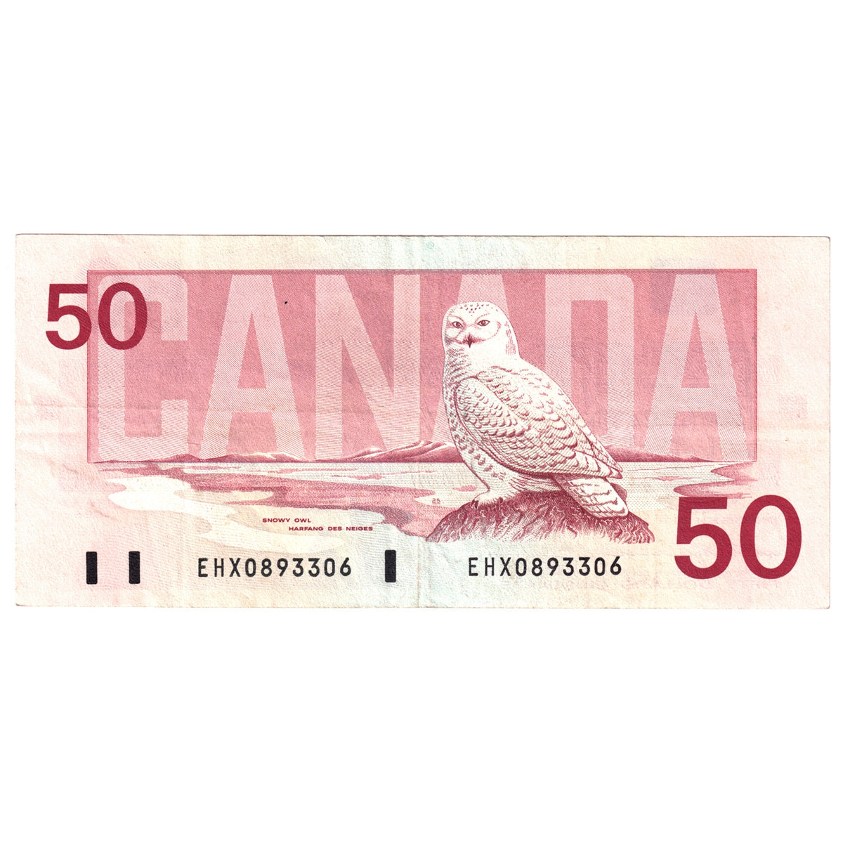 BC-59aA 1988 Canada $50 Thiessen-Crow, EHX Below 1.7 M, Circ