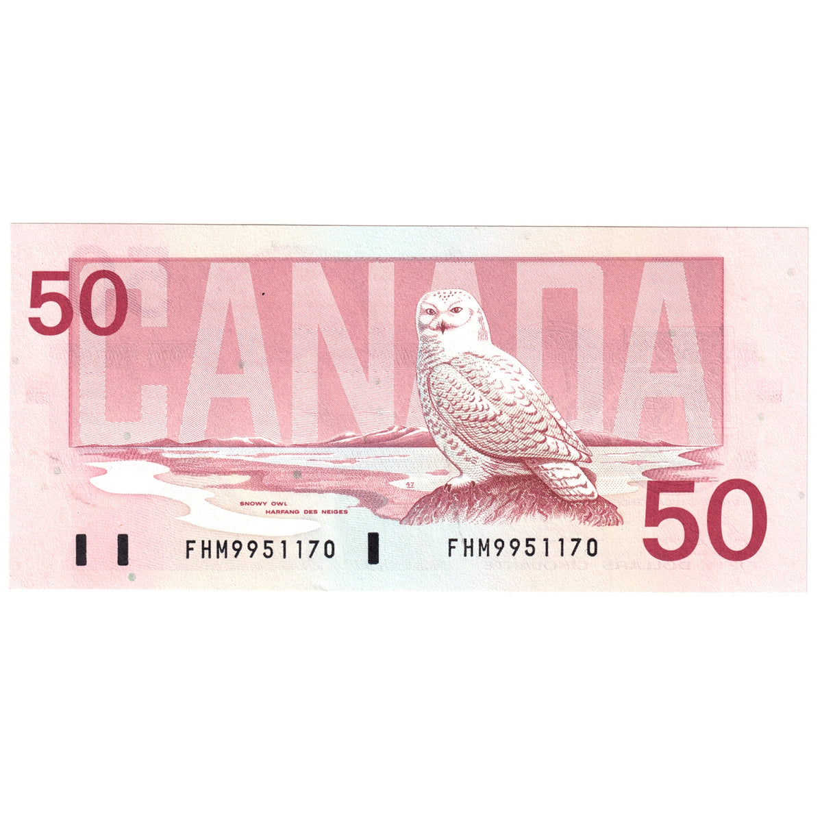 BC-59b 1988 Canada $50 Bonin-Thiessen, FHM, Uncirculated (MS60)