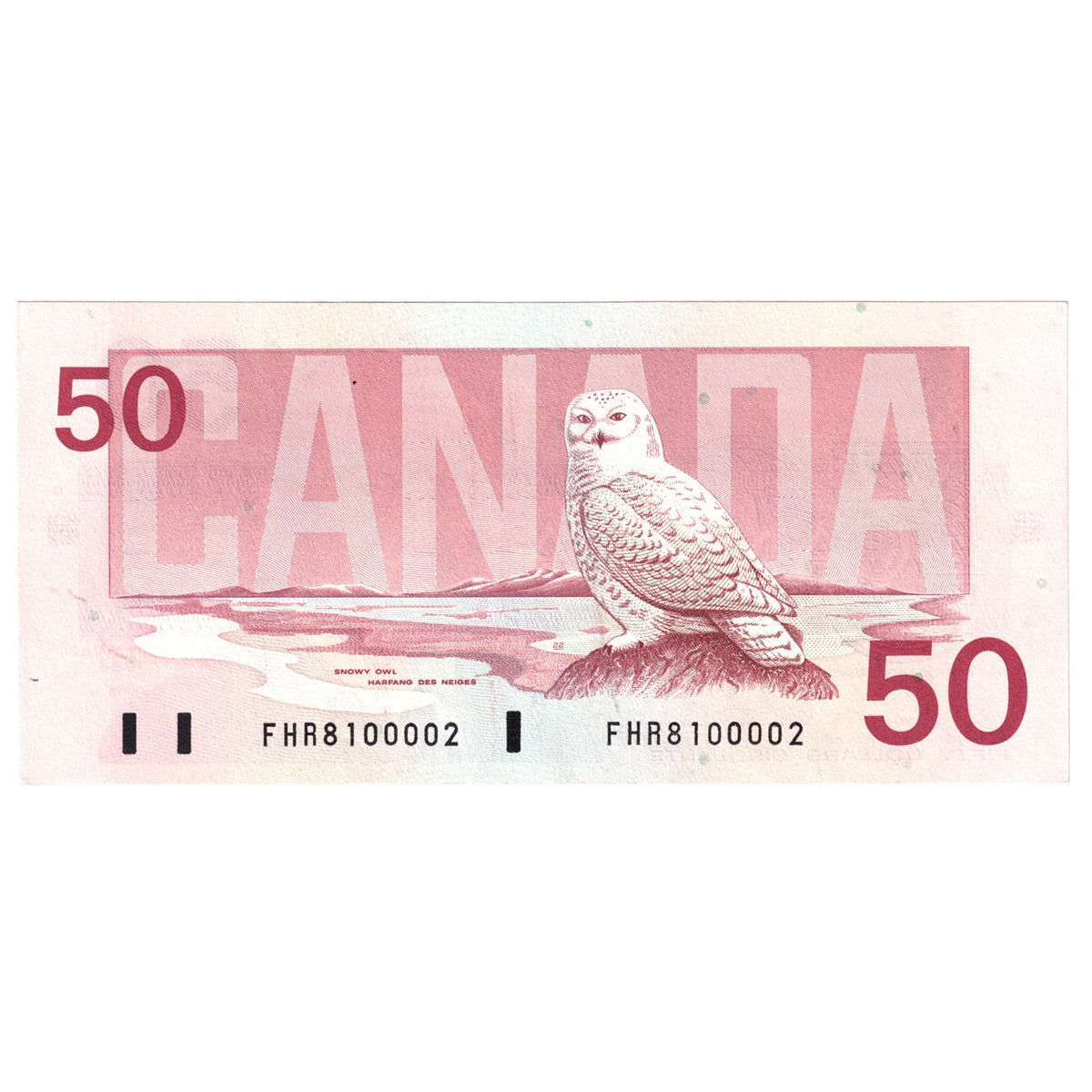 BC-59b 1988 Canada $50 Bonin-Thiessen, FHR, AU-UNC (AU55)