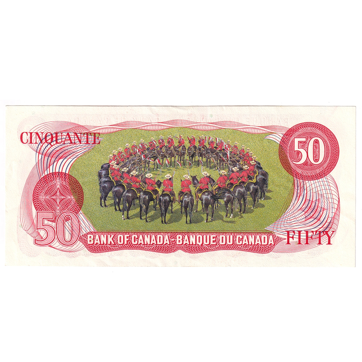 BC-51b 1975 Canada $50 Crow-Bouey, EHF, Extra Fine (EF40)