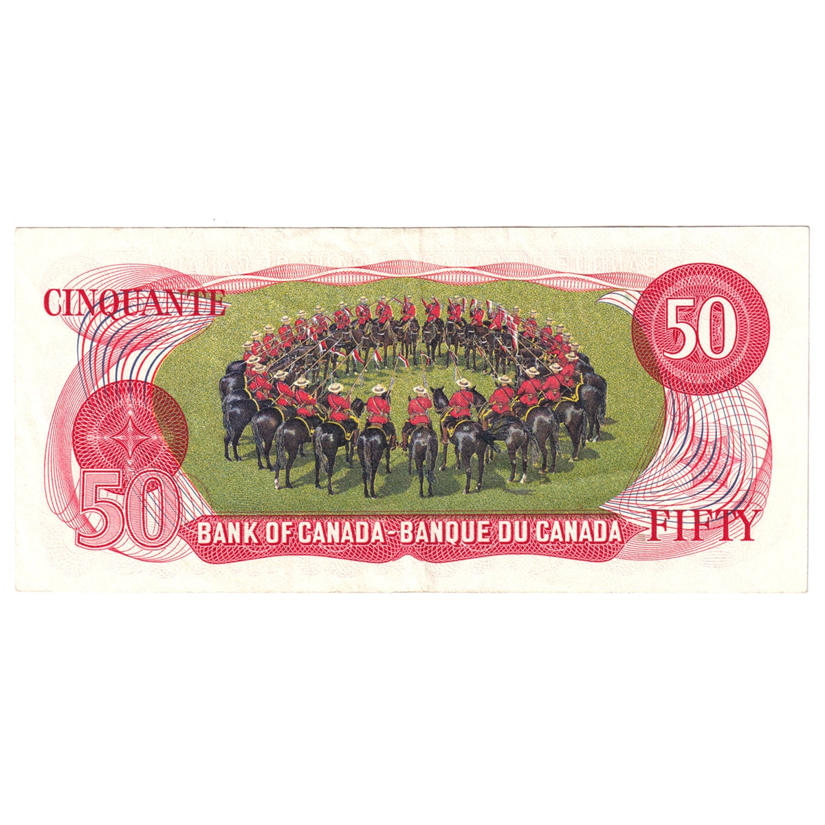 BC-51b 1975 Canada $50 Crow-Bouey, EHJ, Extra Fine (EF40)