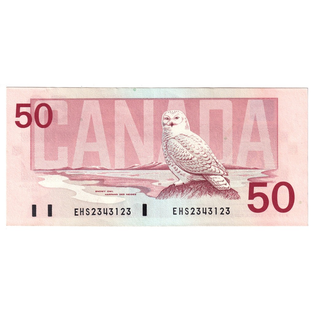 BC-59a 1988 Canada $50 Thiessen-Crow, EHS, AU-UNC (AU55)