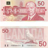 BC-59a 1988 Canada $50 Thiessen-Crow, FHB, Almost Uncirculated (AU50)