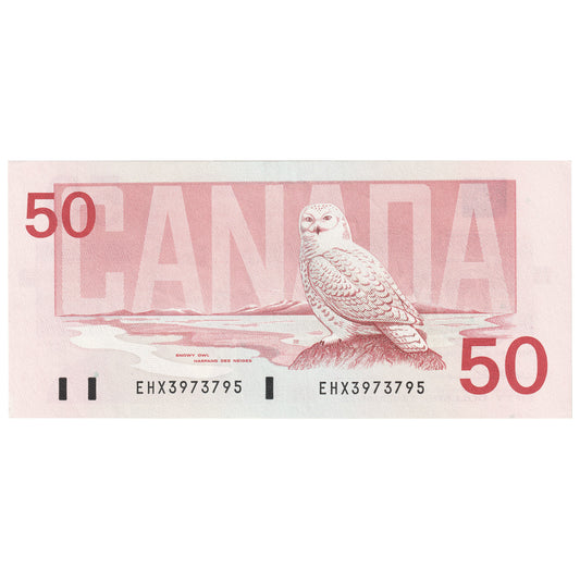 BC-59aA 1988 Canada $50 Thiessen-Crow, EHX above 2.1M, AU