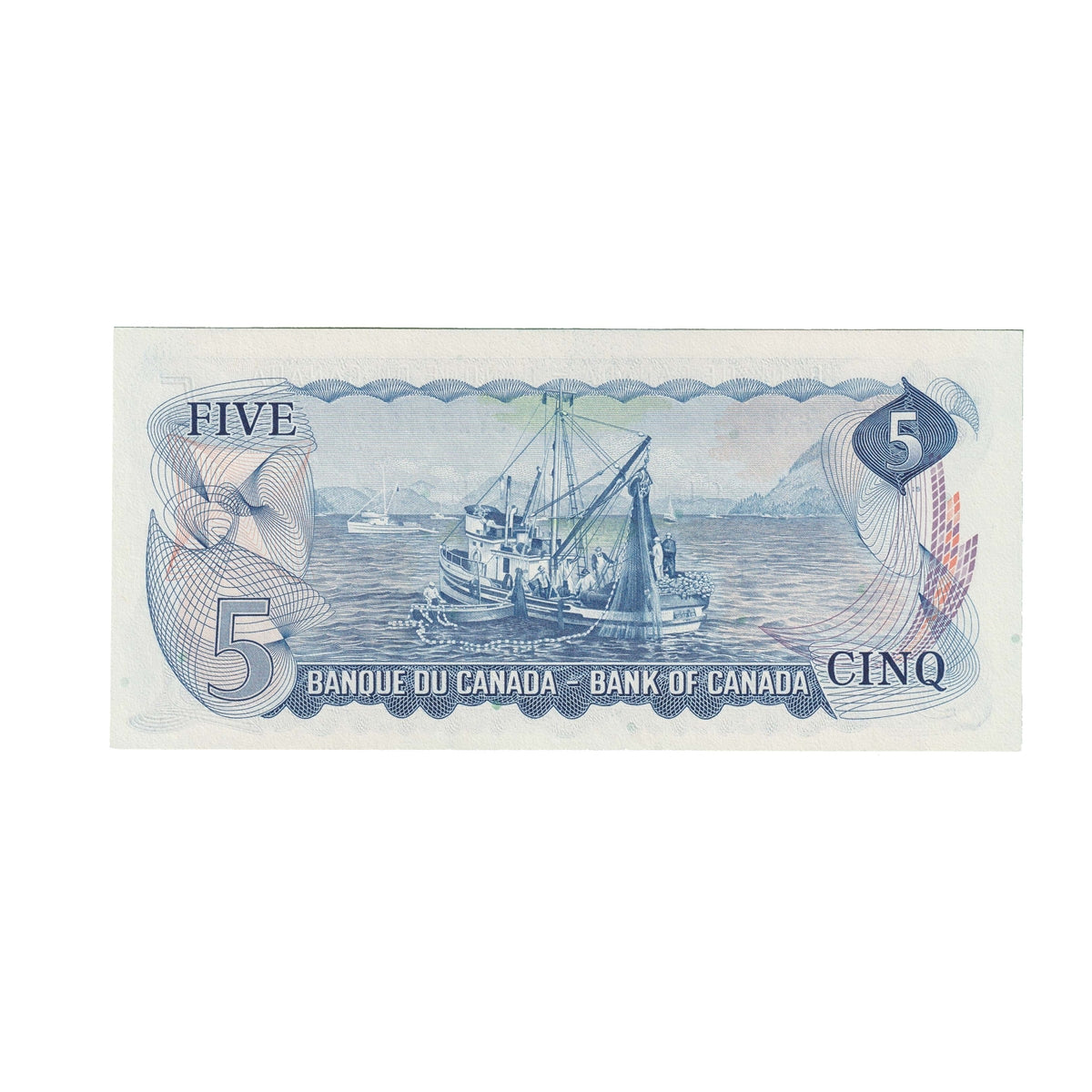 BC-48b 1972 Canada $5 Lawson-Bouey, SY, Choice Uncirculated (CUNC63)