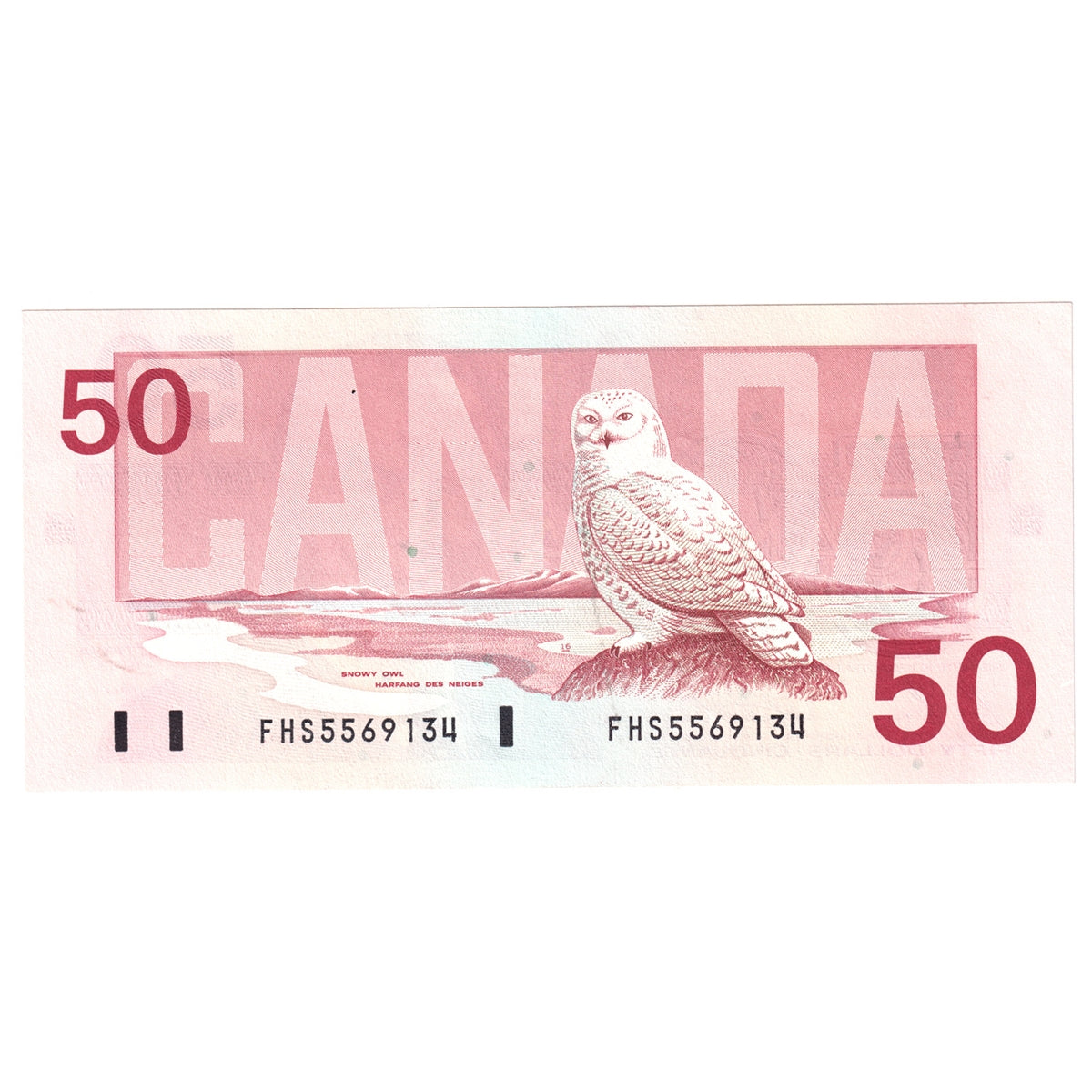 BC-59b 1988 Canada $50 Bonin-Thiessen, FHS, AU-UNC (AU55)