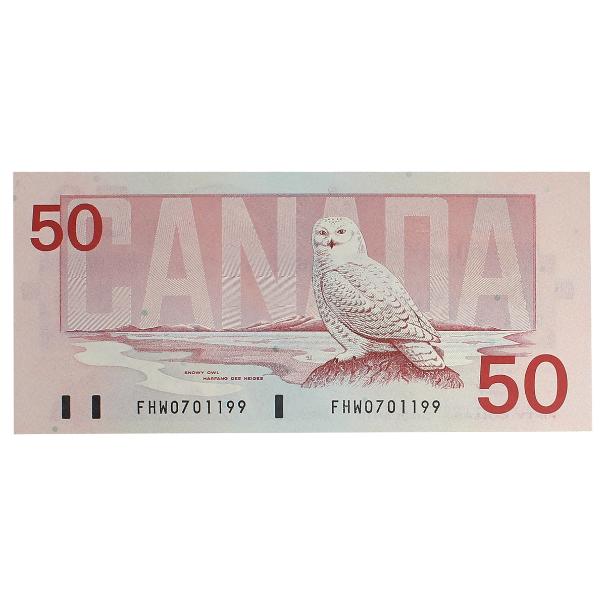 BC-59d 1988 Canada $50 Knight-Dodge, FHW, Choice Uncirculated (CUNC63)