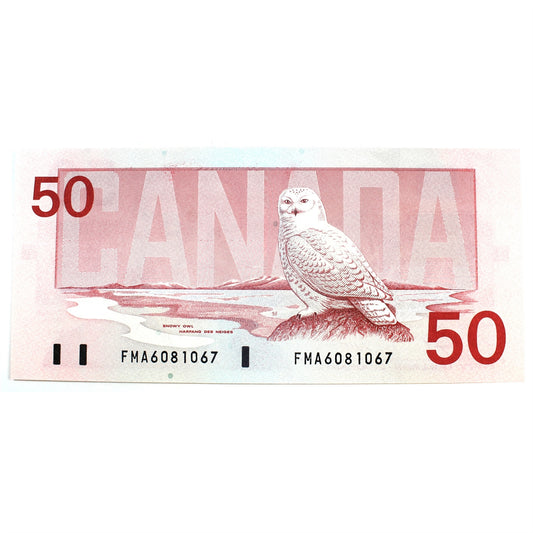 BC-59d 1988 Canada $50 Knight-Dodge, FMA, CUNC