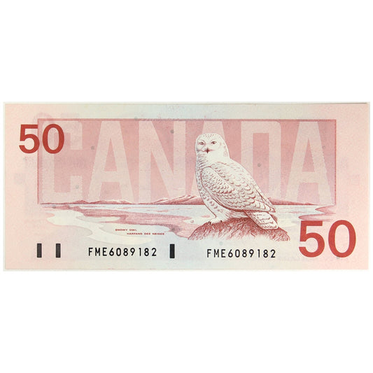 BC-59d 1988 Canada $50 Knight-Dodge, FME, Circ