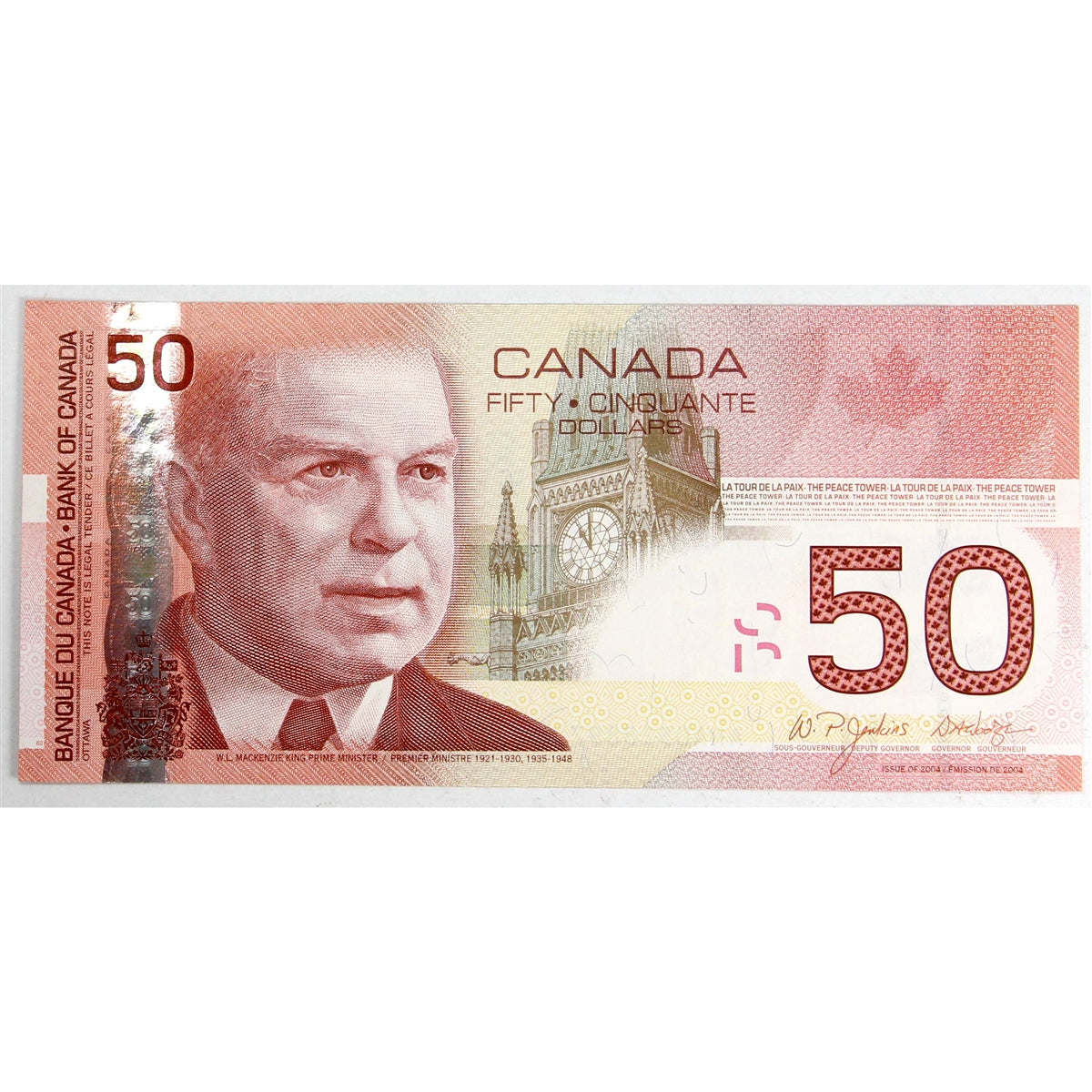 BC-65a 2004 Canada $50 Jenkins-Dodge, AHA, AU-UNC (AU55)
