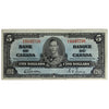 BC-23b 1937 Canada $5 Gordon-Towers, D/C, Very Fine (VF20)