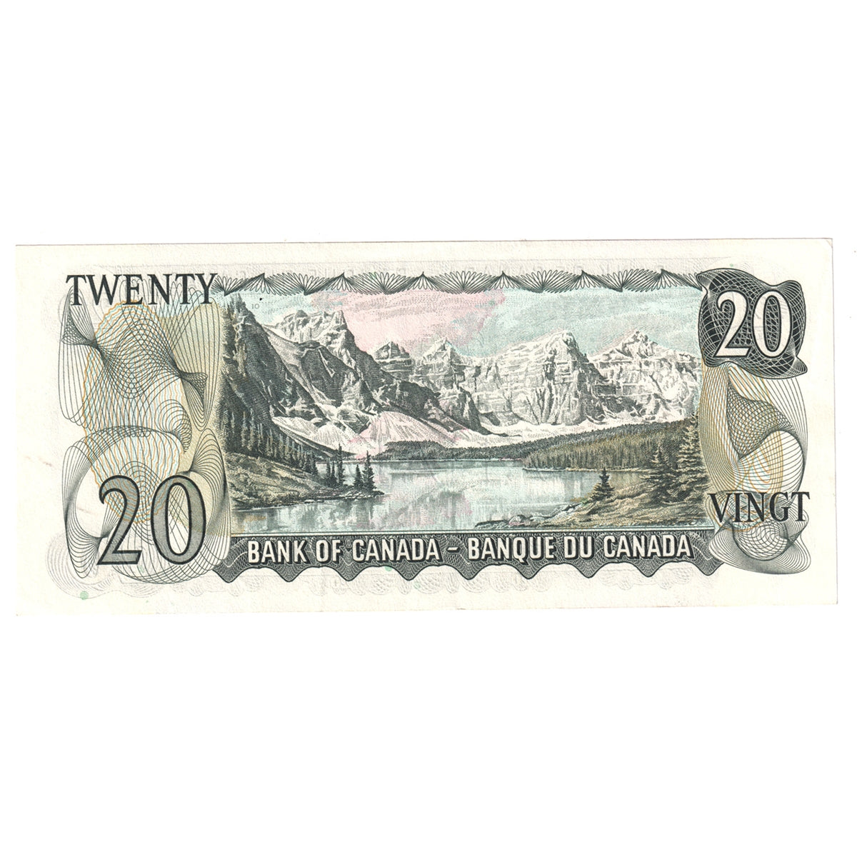 BC-50a 1969 Canada $20 Beattie-Rasminsky, EJ, Extra Fine (EF40)