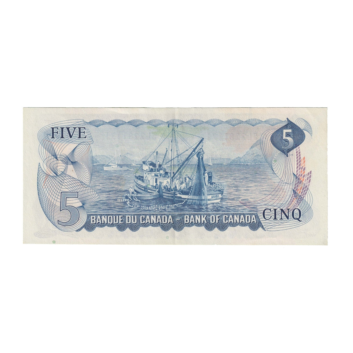 BC-48bA 1972 Canada $5 Lawson-Bouey, *SL, EF-AU (EF45)