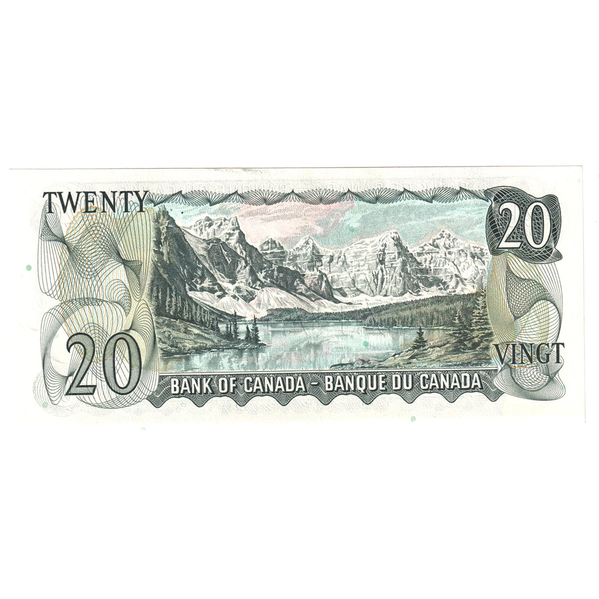 BC-50a 1969 Canada $20 Beattie-Rasminsky, ES, AU-UNC (AU55)