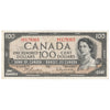 BC-43b 1954 Canada $100 Beattie-Rasminsky, B/J, EF