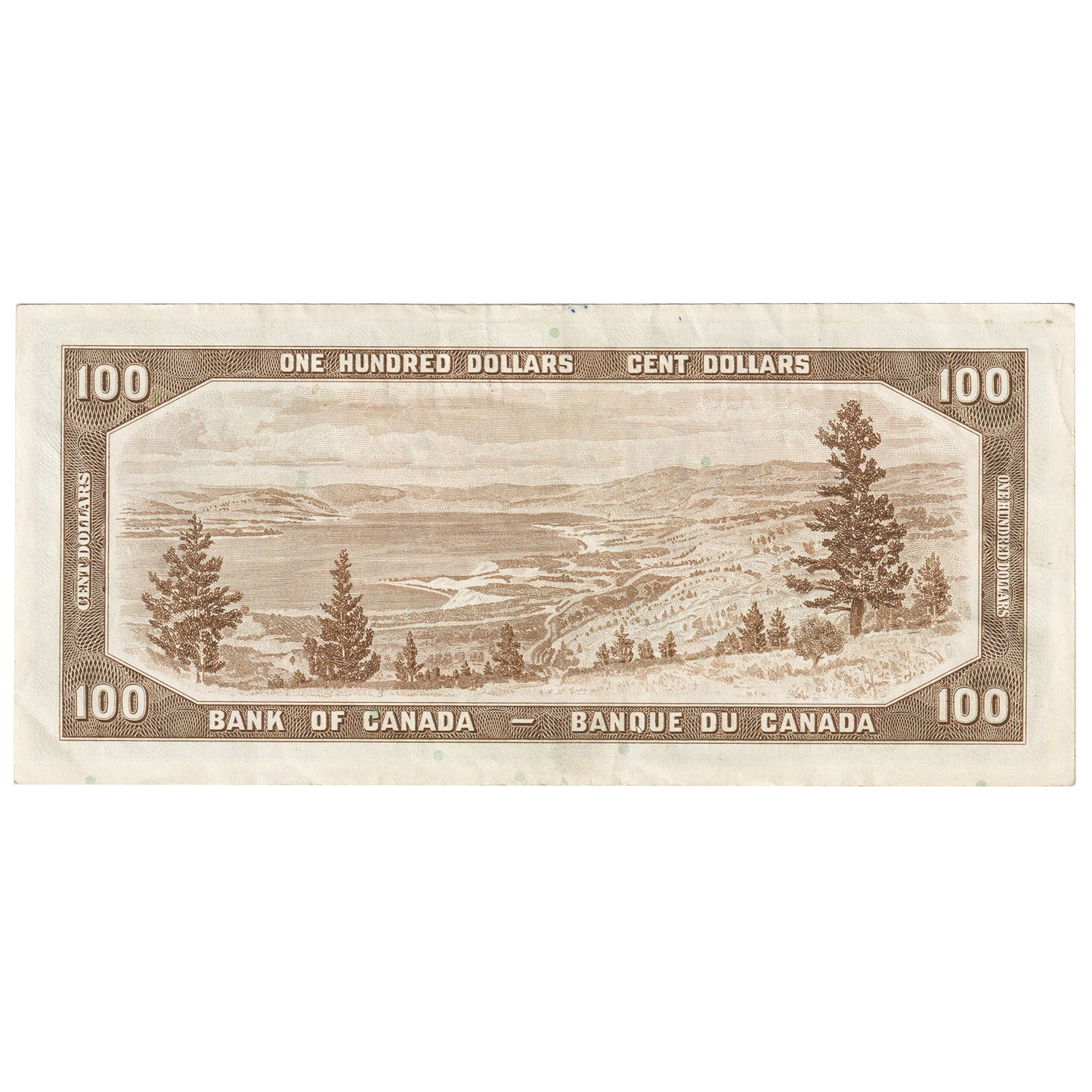 BC-43b 1954 Canada $100 Beattie-Rasminsky, B/J, EF