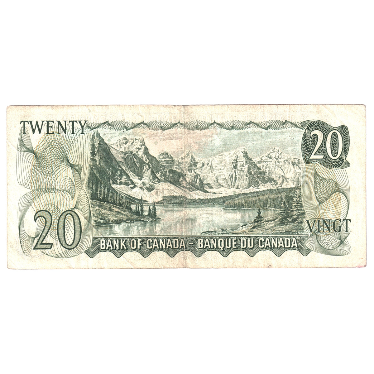 BC-50aA 1969 Canada $20 Beattie-Rasminsky, *EX, Fine (F12)