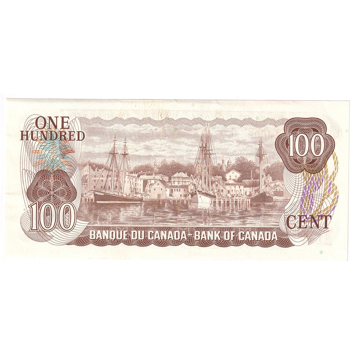 BC-52b 1975 Canada $100 Crow-Bouey, AJC, Almost Uncirculated (AU50)