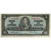BC-23b 1937 Canada $5 Gordon-Towers, E/C, VG-F (VG10)