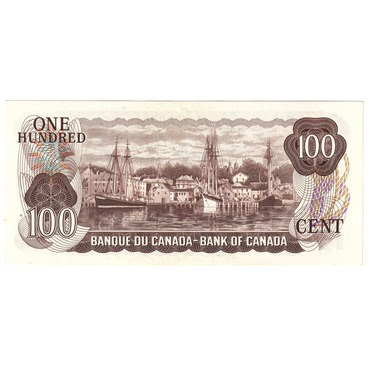 BC-52b 1975 Canada $100 Crow-Bouey, AJM, AU-UNC (AU55)