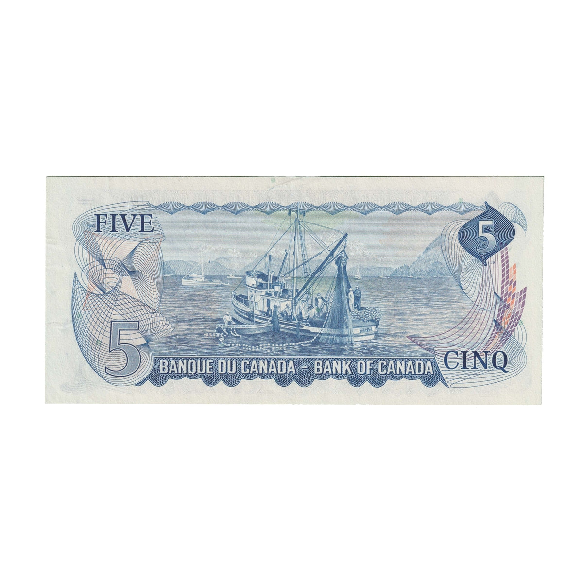 BC-48bA 1972 Canada $5 Lawson-Bouey, *SP, AU-UNC (AU55)