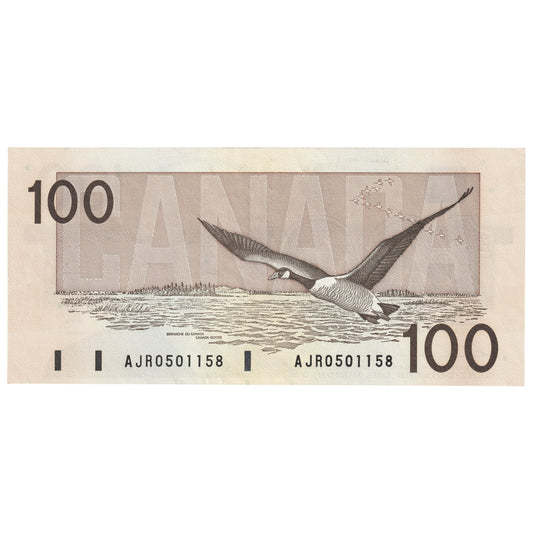 BC-60a 1988 Canada $100 Thiessen-Crow, AJR, AU