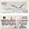 BC-60a-i 1988 Canada $100 Thiessen-Crow, BJE, Almost Uncirculated (AU50)
