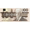 BC-60b 1988 Canada $100 Bonin-Thiessen, BJH, AU-UNC (AU55)