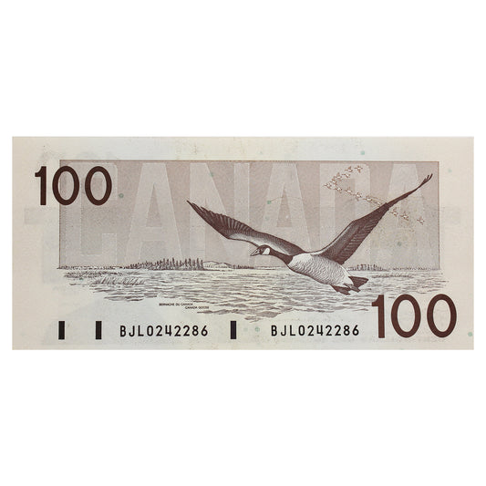 BC-60c 1988 Canada $100 Knight-Thiessen, BJL, UNC