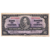 BC-24b 1937 Canada $10 Gordon-Towers, B/D, VG-F (VG10)