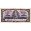 BC-24b 1937 Canada $10 Gordon-Towers, H/D, Very Good (VG8)