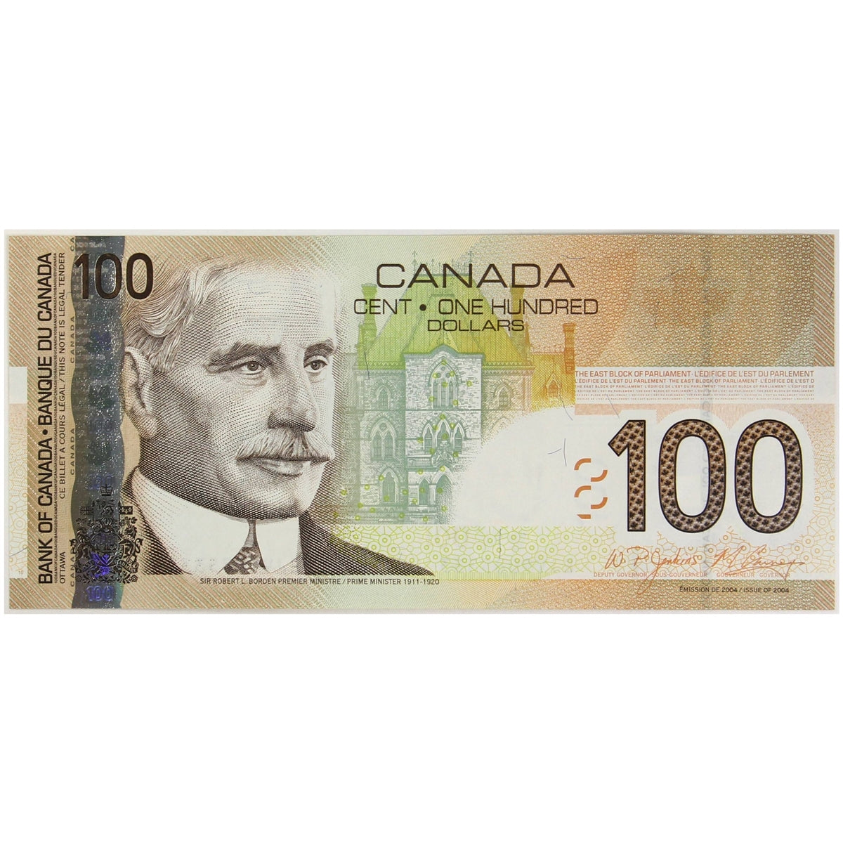 BC-66b 2009 Canada $100 Jenkins-Carney, EJV, Choice Uncirculated (CUNC63)