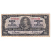 BC-24b 1937 Canada $10 Gordon-Towers, R/D, VG