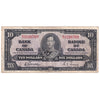 BC-24b 1937 Canada $10 Gordon-Towers, W/D, Circ
