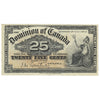 DC-15a 1900 Dominion 25-cent Shinplaster Courtney, VF-EF