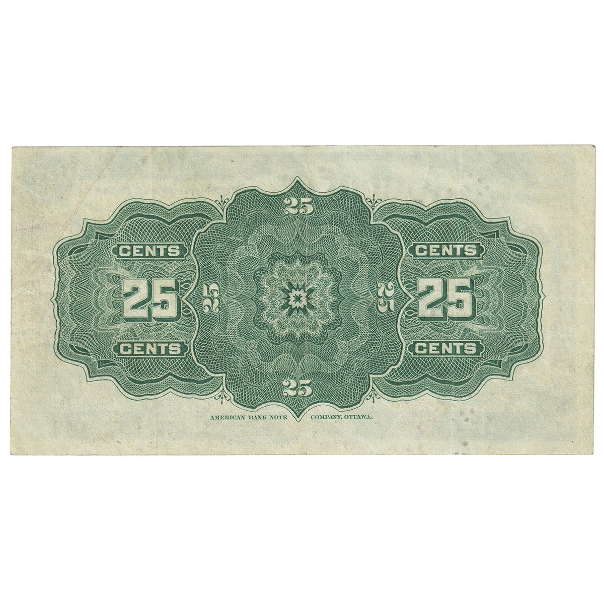 DC-15a 1900 Dominion 25-cent Shinplaster Courtney, VF-EF